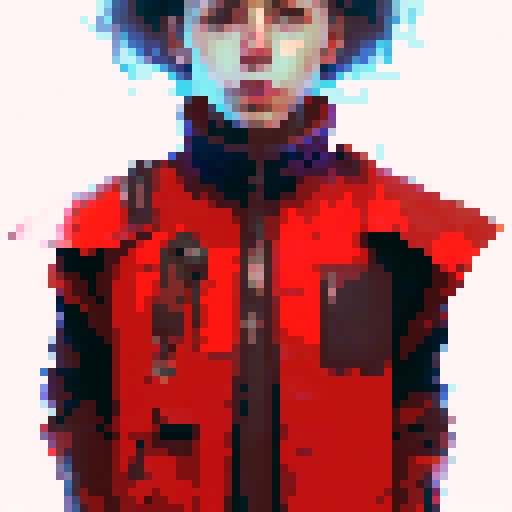 guy with identity as devil but hides as a human boy with greenscreen behind