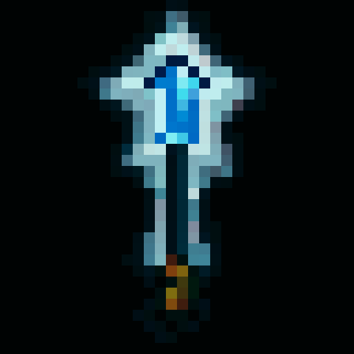 Blue fire, sword