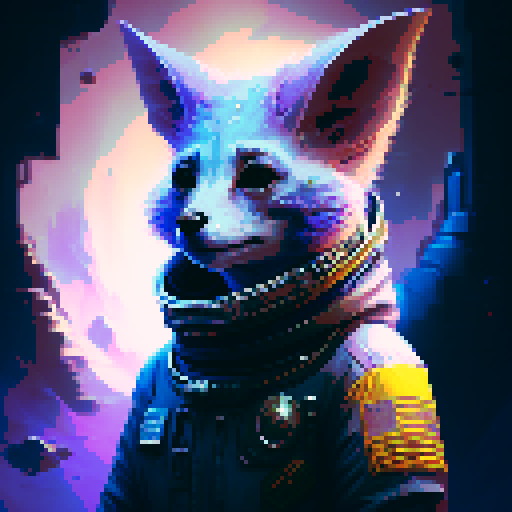 Space Galaxy pixelated portraits
