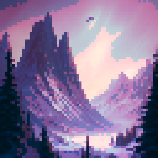 Grey wolf in valley. Volcano in back ground. Snow in pick of volcano