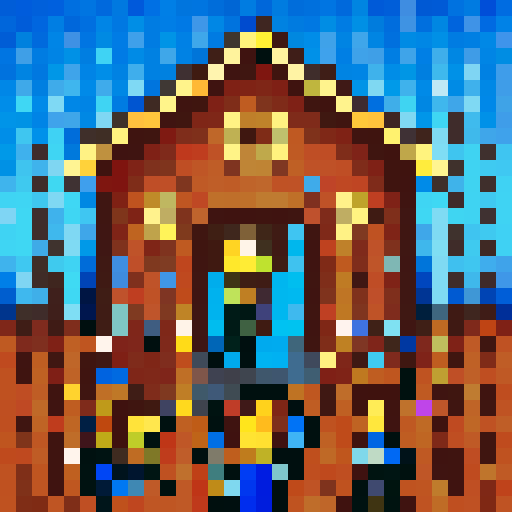 group of people trying to build a house, but the structure is all crooked and falling apart. One person is holding the blueprints upside down, another is hammering nails into thin air, and another is trying to saw a board with a hammer. In the background, there are piles of wood and tools scattered everywhere. Above the group, write "Our Team at Work!" in big letters.