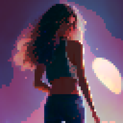 beautiful Latina young woman, bobcut, strapless shirt, jeans, high heels, beach, smile