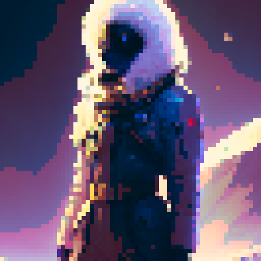 pixel art game, blue themed, chill