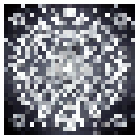 Shimmering silver gears, intricate filigree, and delicate chains intertwine in a mesmerizing display of clockwork elegance in a 32x32 skill art image.