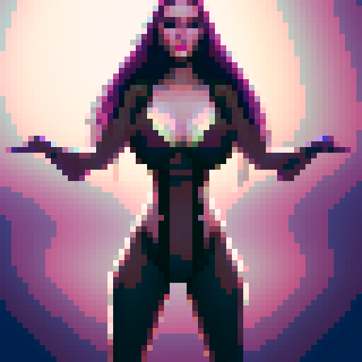 fantasy space woman avatar with big boobs