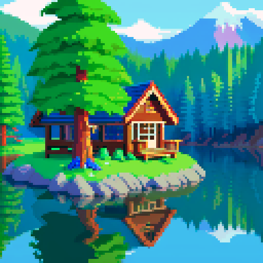 pacific northwest woods and lakeside wilderness