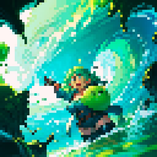 tidal wave of thick slime, thick gooy slime, heroes drowning in slime, slime surrounding heroes, heroes sinking into slime