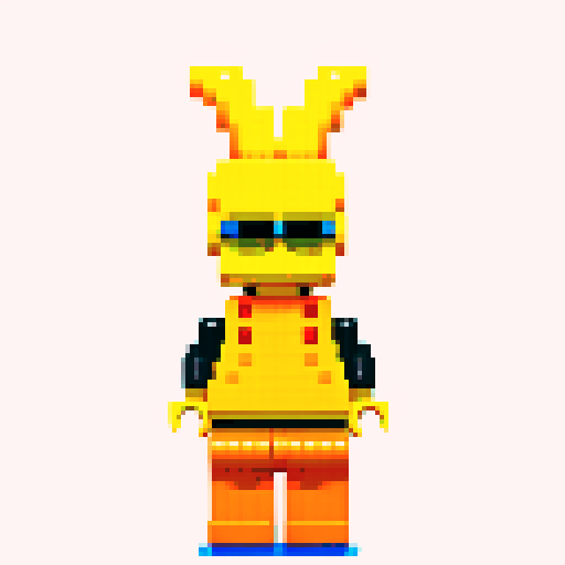Simpons lego pixel