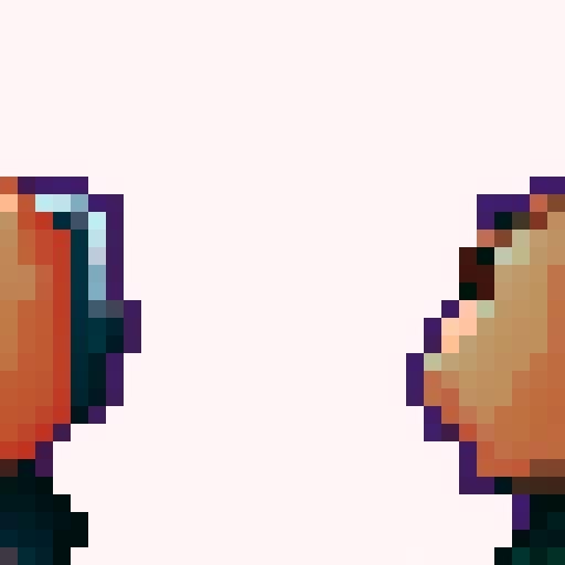 ninja character, Ninja Gaiden style, purple, green, black, game icon, 32x32 pixel art, sRGB, skill art, close up, portrait