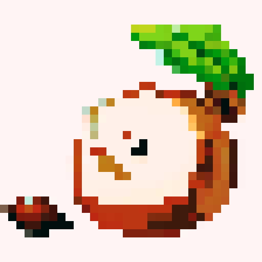 acorn white background