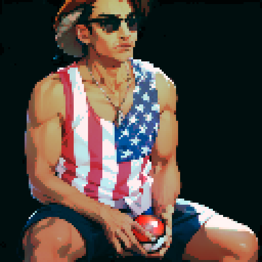 Male holding Pokéball