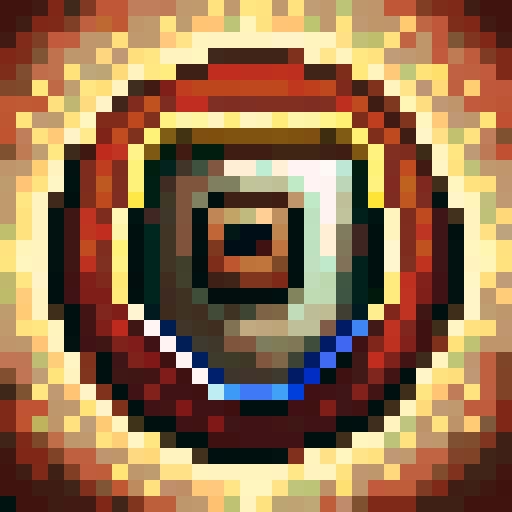 Coffee cup, pixelated, game icon, close-up, sRGB, skill art, 32x32, detailed shading, vibrant colors