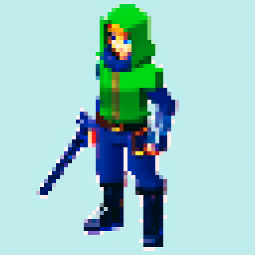 Game character rogue-like game with top view, regular guy with weapon, cyberpunk, gray background, 16-bit, control time abilities, gray background, running animation, running state, runs