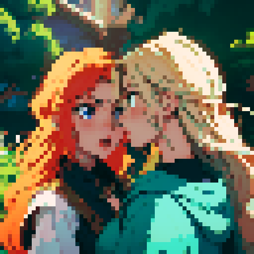 two women have and argument but they are the same person