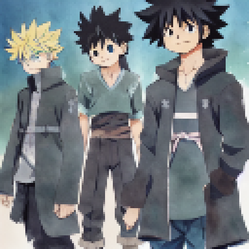 Gon, Killua and Hisoka joined Demon Slayer Corps alongside with Tanjiro Kamado vs Kibutsuji Muzan