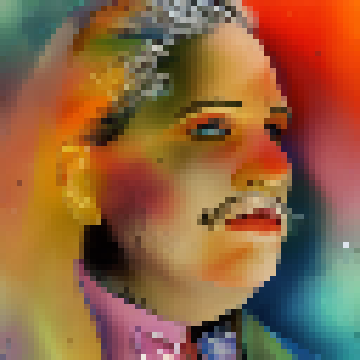 Vibrant, rainbow-colored wildflowers bloom against a majestic mountain range backdrop, rendered in both landscape and portrait styles.