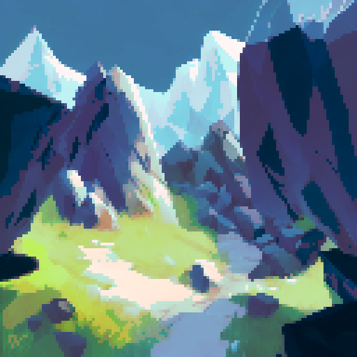 Big rocky grey and black mountains with snow on the top.