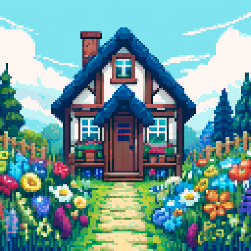 whimsical cottage