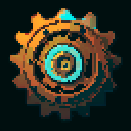 simple, old rusty gear