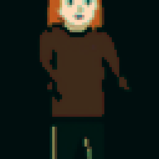 a mom with normal body parts and features