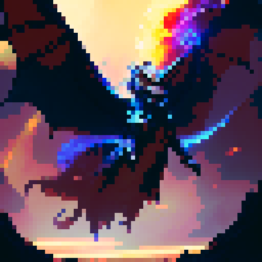 Fiery dragon breathing flames as a skilled warrior leaps through the air, wielding a gleaming sword and wearing flowing robes in a vividly colored, action-packed wuxia scene.