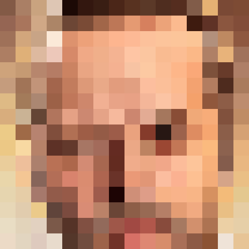 I want you want to give the face a priest collar. I want him to have red demon eyes.