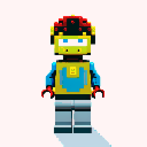 ironman lego pixel