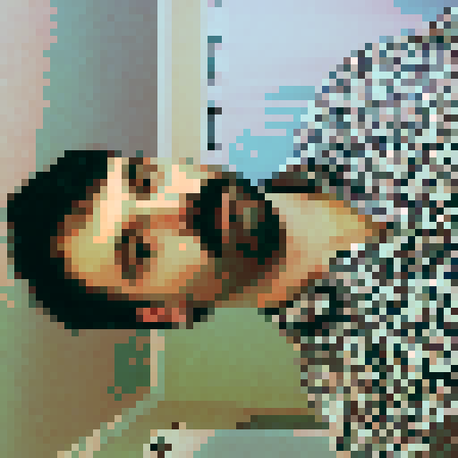 Mustached man with stubble and squinty eyes, in the style of a street figher character