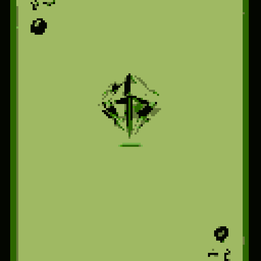 Create a Green Emerald gem in the center of the card