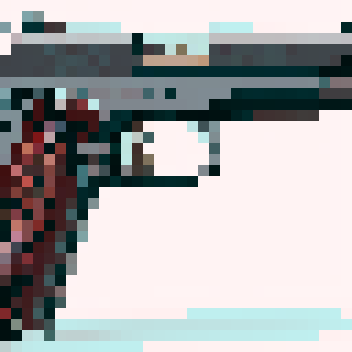 The M1911 is a short-recoil operated, locked breech, semi-automatic pistol. It has a single action trigger with a frame-mounted manual safety that locks the sear to the hammer as well as preventing slide movement when engaged. The manual thumb safety may be engaged only when the hammer is fully back. An additional "grip" safety is incorporated into the rear of the grip that locks the trigger when the gun is not held in the hand properly.