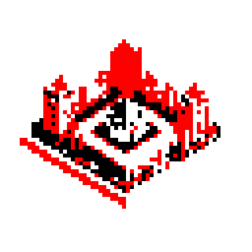 dithered city isometric
