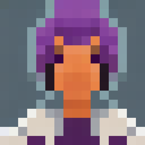 purple haired pirate