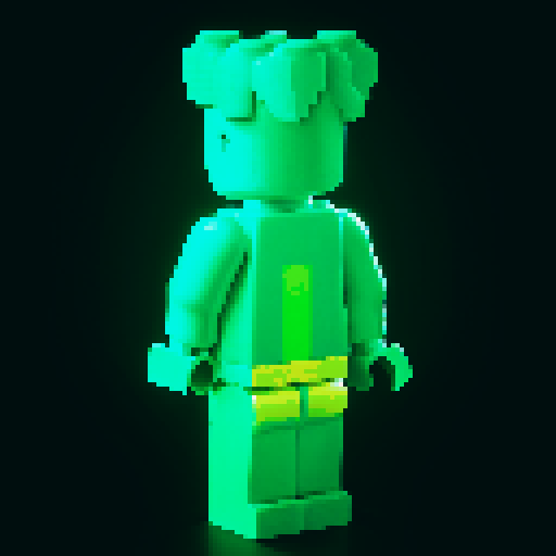 colorful pixel lego blocks arranged in a playful, vibrant composition, showcasing the intricate details and vibrant colors of pixel art in the sRGB color space