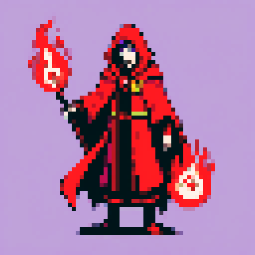 male jester, hungover expression, green and purple outfit, pixel art, solid color background, sRGB