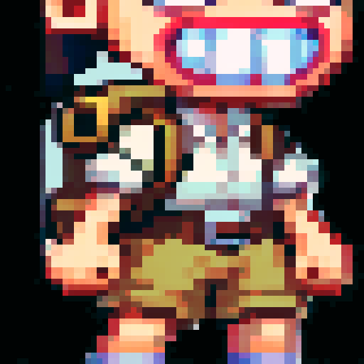 Complete caracter for a 2d platformer game
