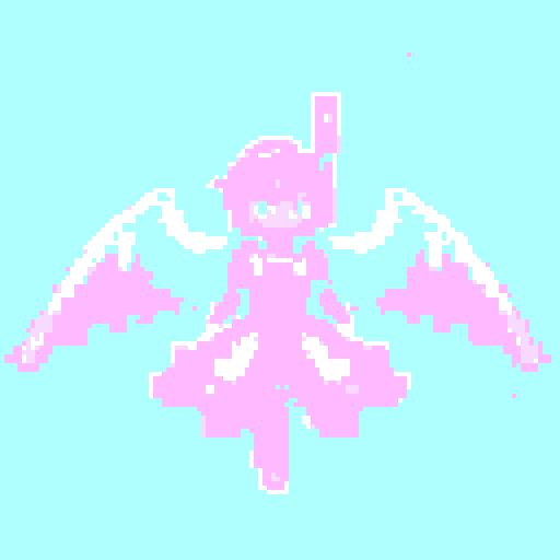 Terraria wings, only wings, vibrant colors, pixel art, transparent background, dynamic motion, sRGB