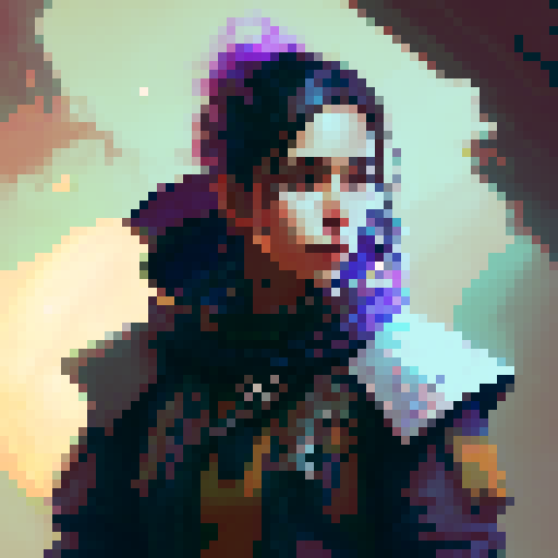 Final fantasy  character rpg pixel art mage 
