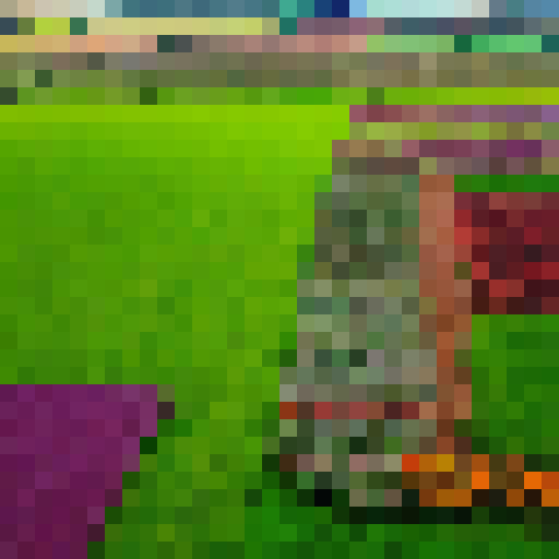 a colorful farm with variety of crops