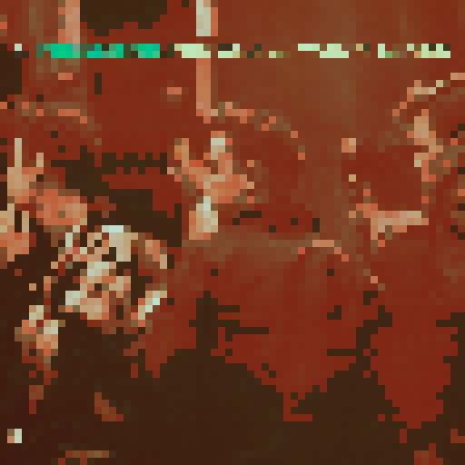 make all text in the source picture scrambled and illegible