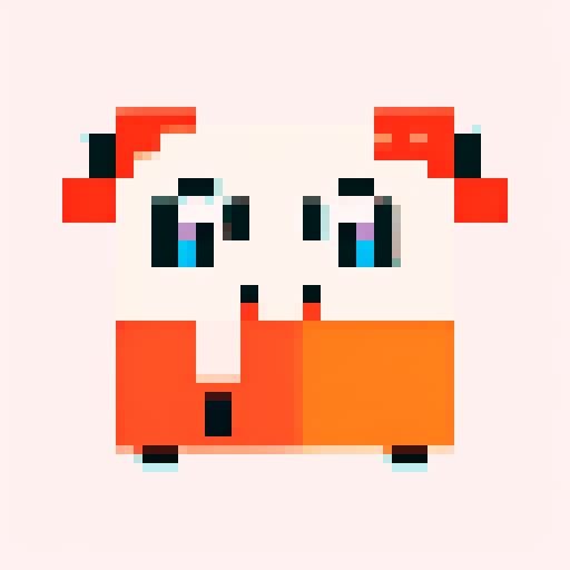 Pixel art with minimal color palette. up to 4 colors