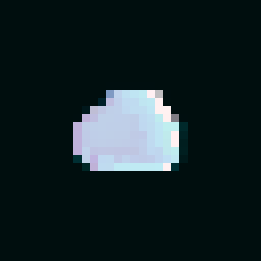 Pixel art 2d rock