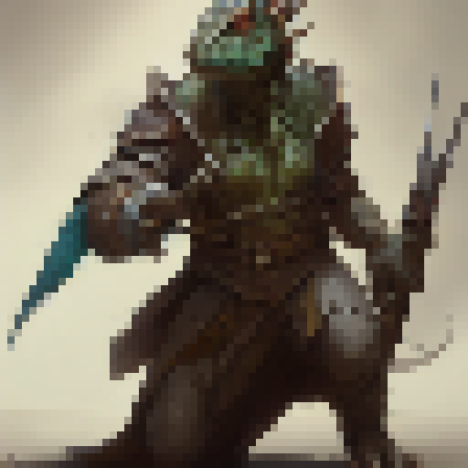 Dnd lizard warrior