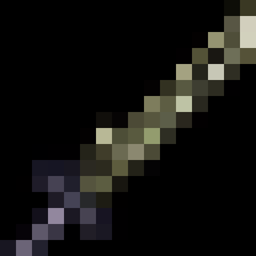 fire sword, glowing flames, sharp blade, fantasy weapon, pixelated details, vibrant colors, intense heat, intricate design, game icon, 16x16, pixel art, close up, portrait