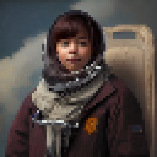 I would like to see a beautiful rendition of the portrait 