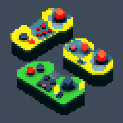 
Retro handheld game controller's direction pad