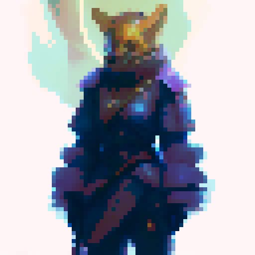 warrior woman with blue dress