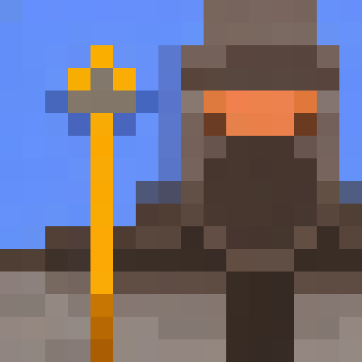 A sword with a wooden hilt, silver blade, and golden edge