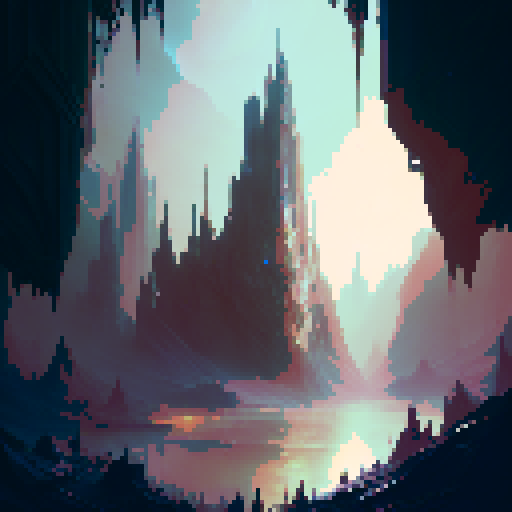 elven city, city of dark and light elves, elven capital, large elven tree