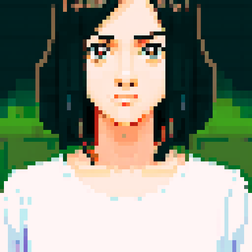 Basic translation from image to pixelated portrait