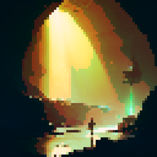 A Slime in a dark fantasy stone brick wet sewer tunnel with oil lamps and muddy water.
Muddy water splashes around a large, slippery, green Slime as it navigates through a dimly-lit, stone brick sewer tunnel adorned with flickering oil lamps.